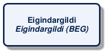 @startuml
!include /build/docs/_plantuml_styles/concept_name.iuml
class "Eigindargildi\n<i>Eigindargildi (BEG)</i>"
@enduml
